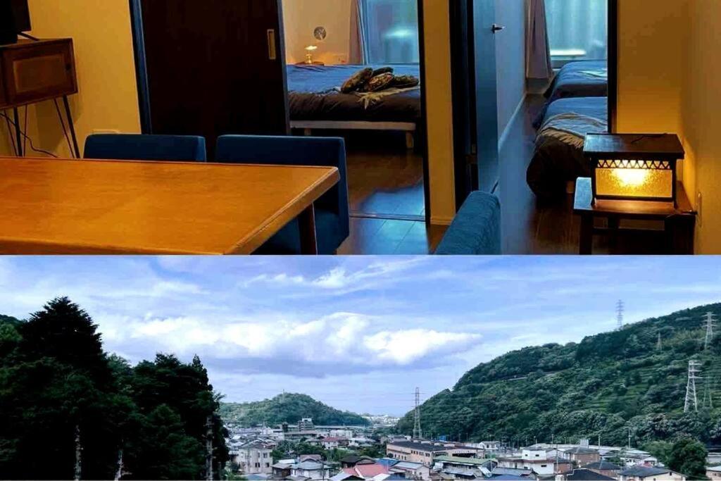 Apartment 箱根湯本から一駅。大正〜昭和の家具に囲まれた、緑香るウッドテラスのある宿。高台から小田原の街を一望　 *